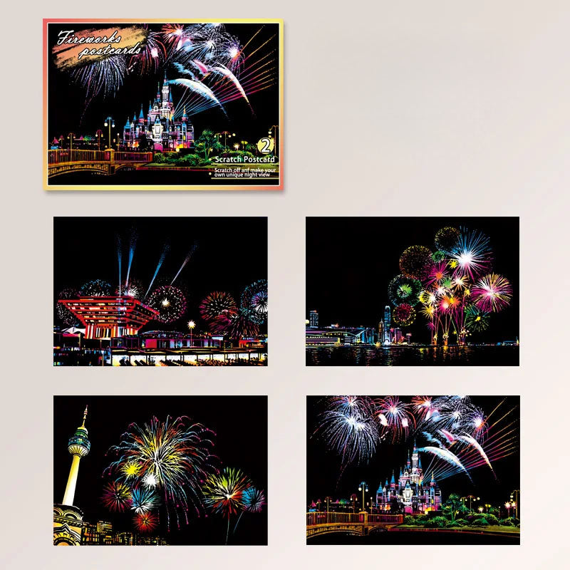 Scratch Art Night Scene DIY Kit evlune