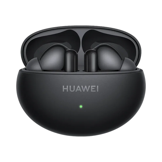 Black Huawei FreeBuds 6i (T0019) Wireless Earbuds with Intelligent Dynamic ANC 3.0, 11mm Quad-Magnet Driver, 35-Hour Battery Life, Bluetooth 5.3, IP54 Water-Resistant True Wireless Headphones