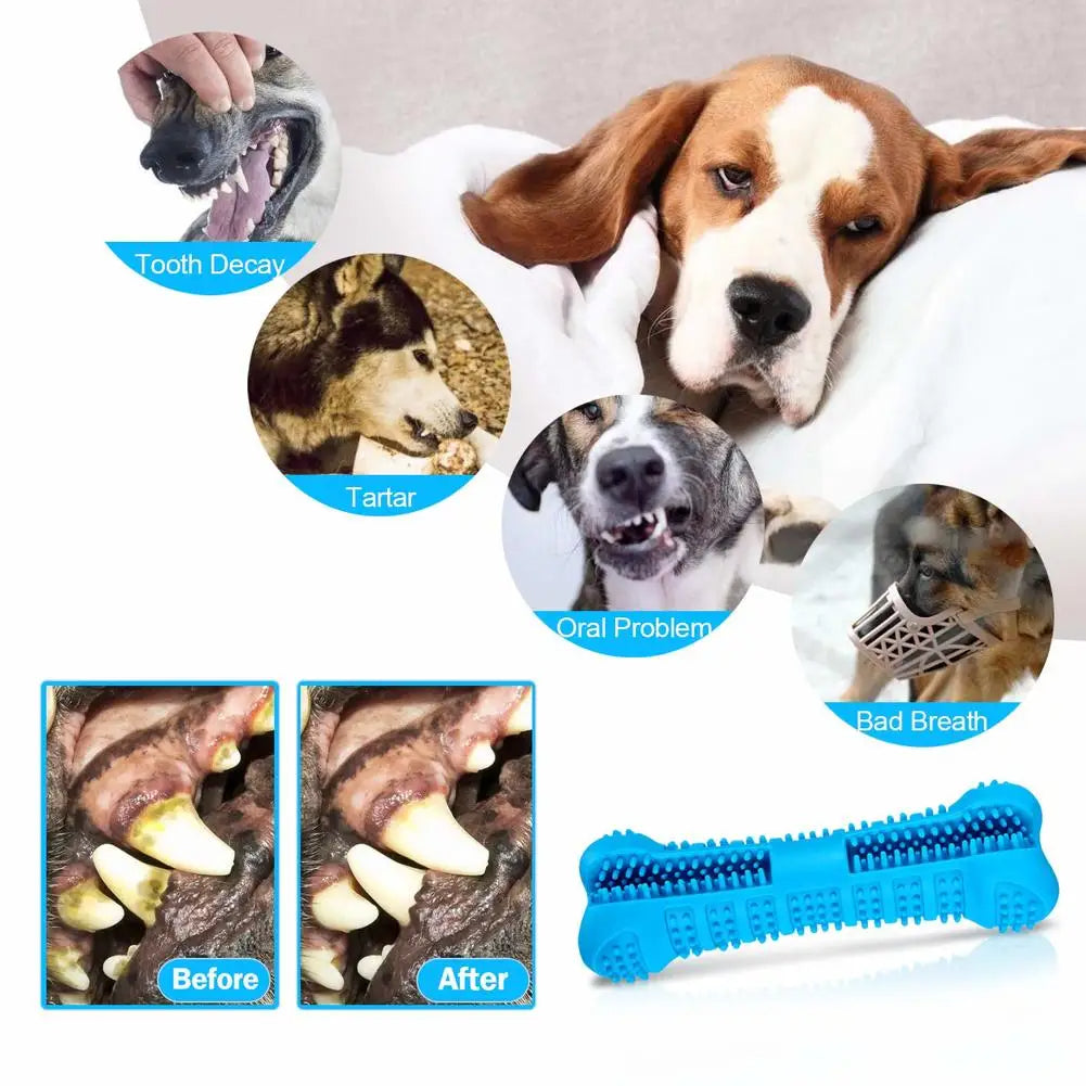  Soft Rubber Pet Toothbrush Finger tip evlune