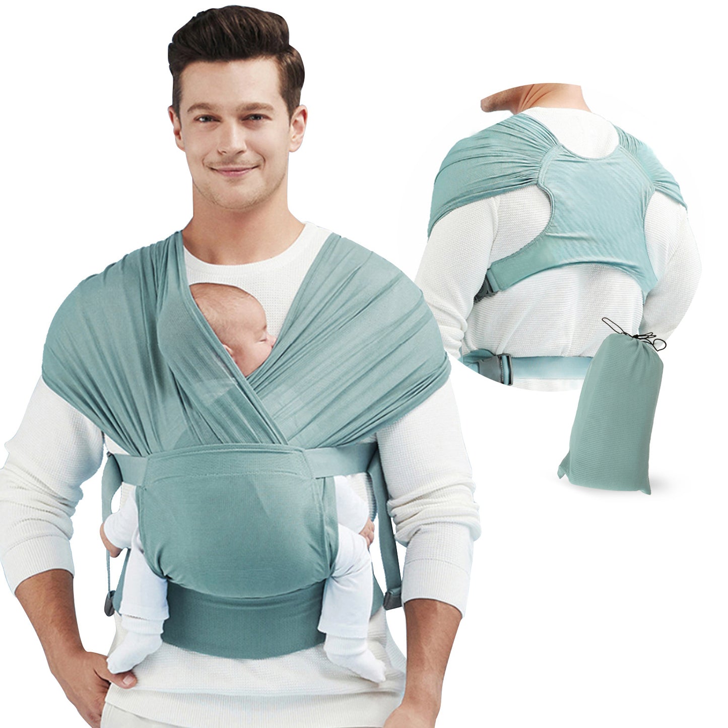 Toddler Carrier Baby Sling Wrap Hands Free Carrier evlune