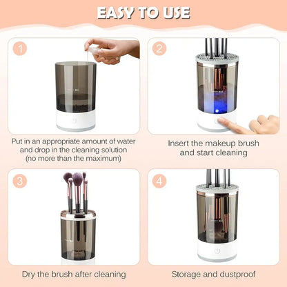 USB Powered Professional Makeup Brush Cleaning Machine evlune