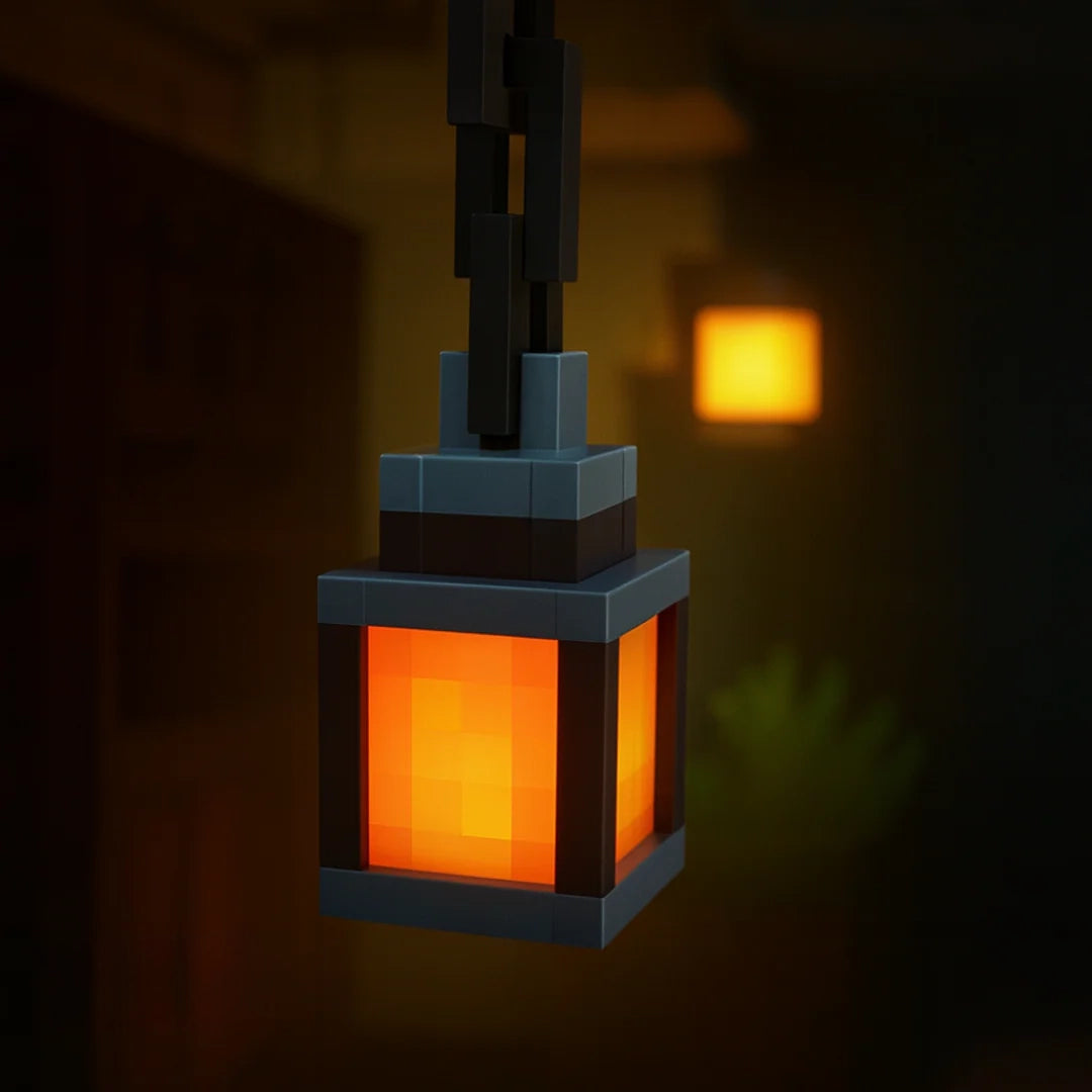 USB Rechargeable Pixelated Lantern Night Light