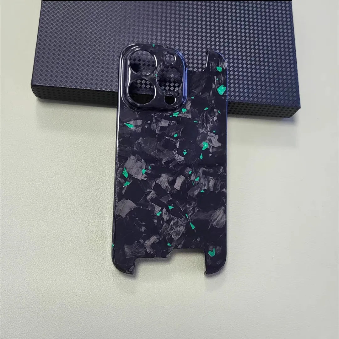 Ultra Thin Forged Carbon Fiber Cover For iPhone 11 Pro evlune