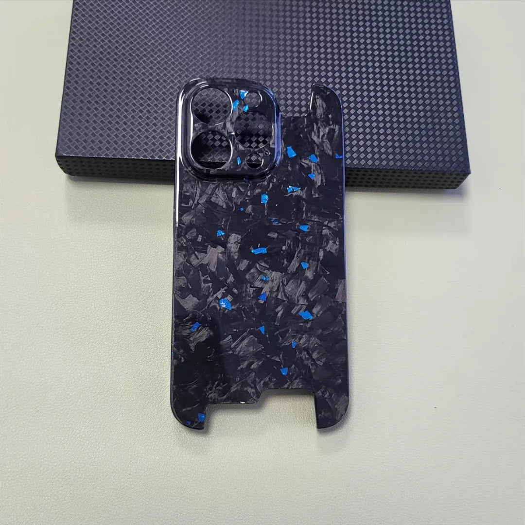 Ultra Thin Forged Carbon Fiber Cover For iPhone 12 evlune