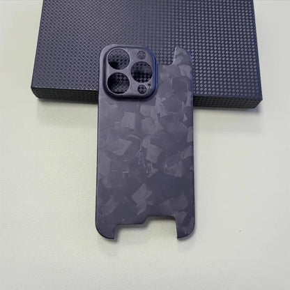 Ultra Thin Forged Carbon Fiber Cover For iPhone 15 Pro evlune