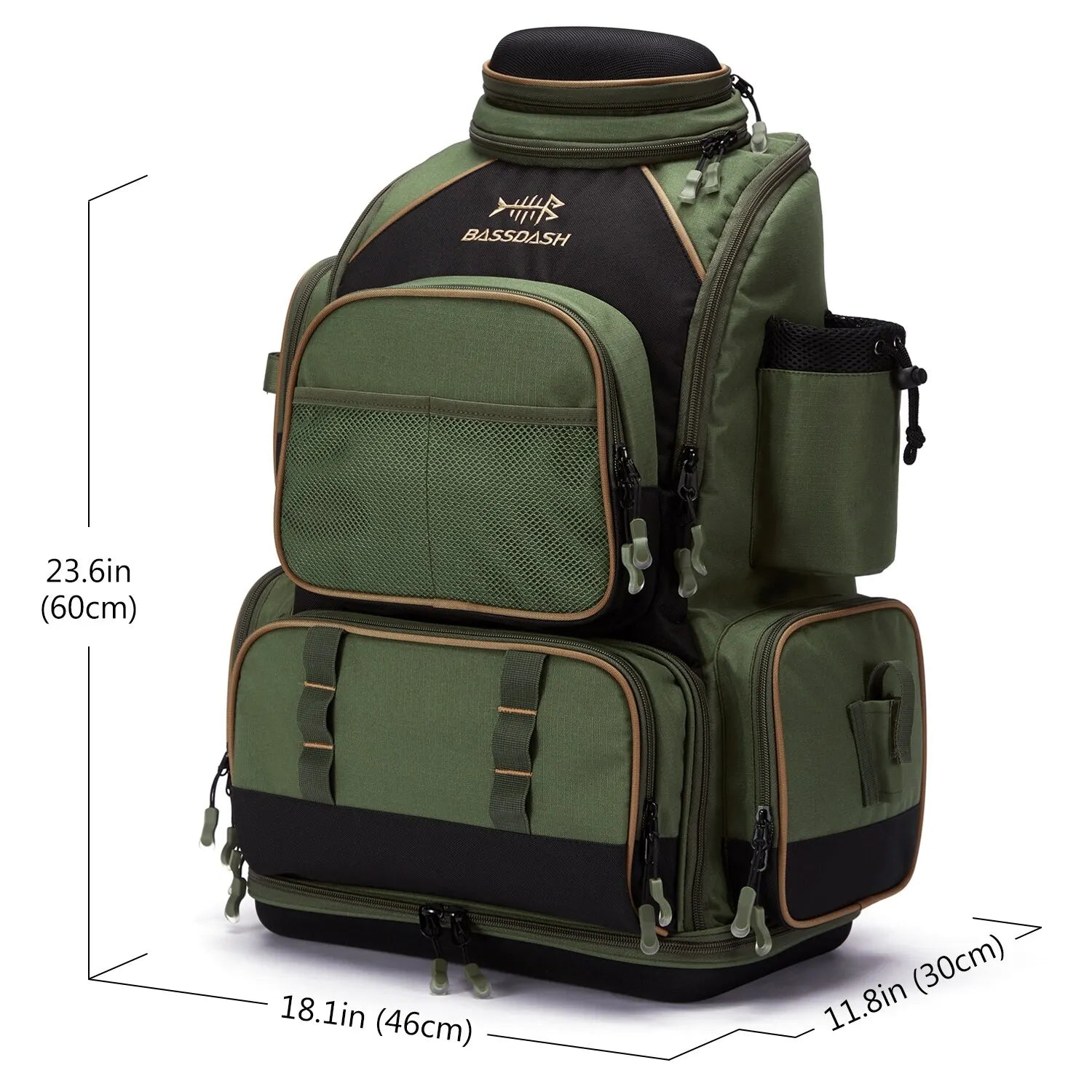 Waterproof Fishing Tackle Backpack Outdoor evlune\