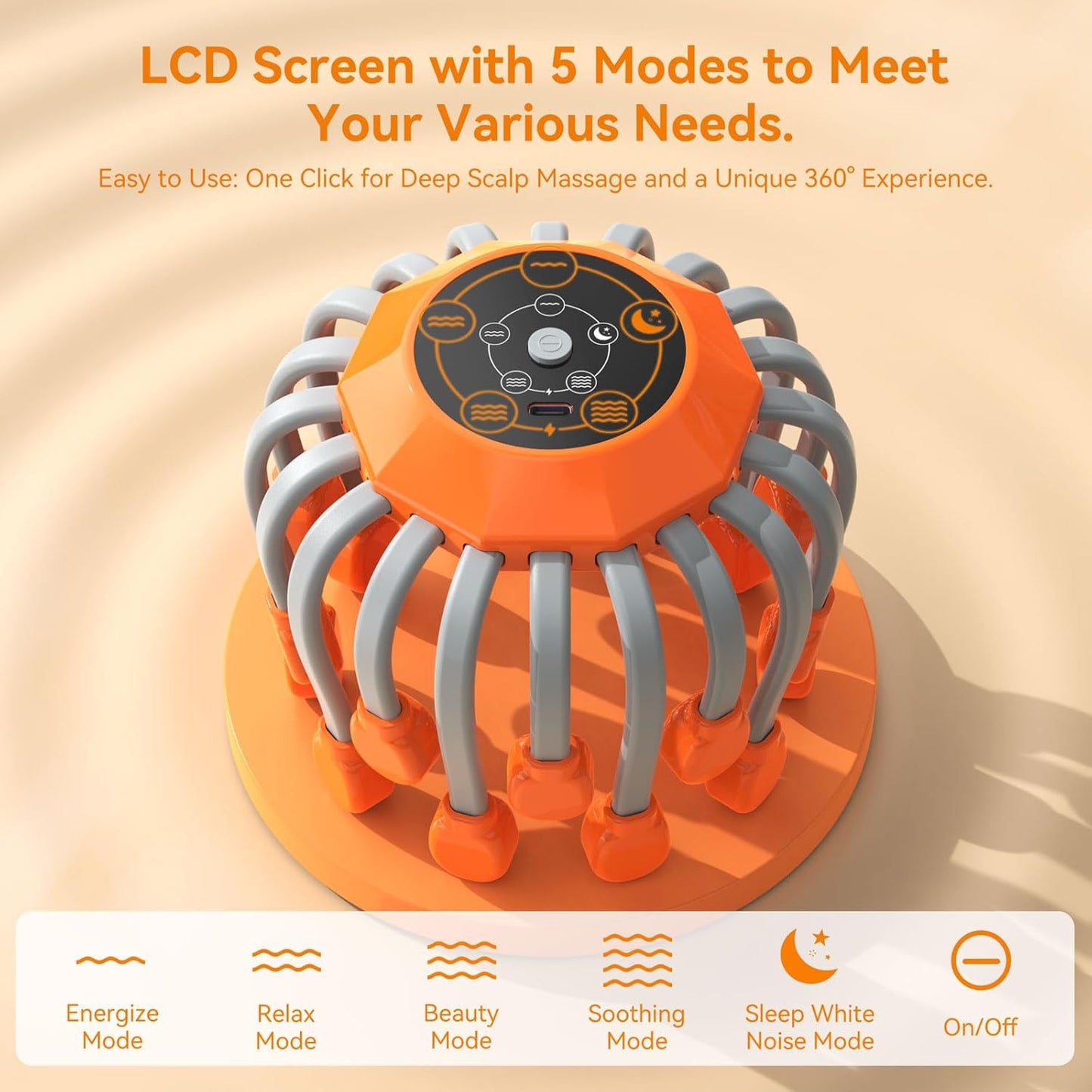 Wireless Head Massager for Migraine Relief