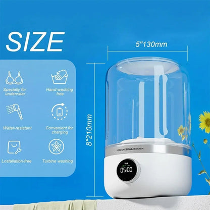 portable mini washing machine portableclean s3 evlune