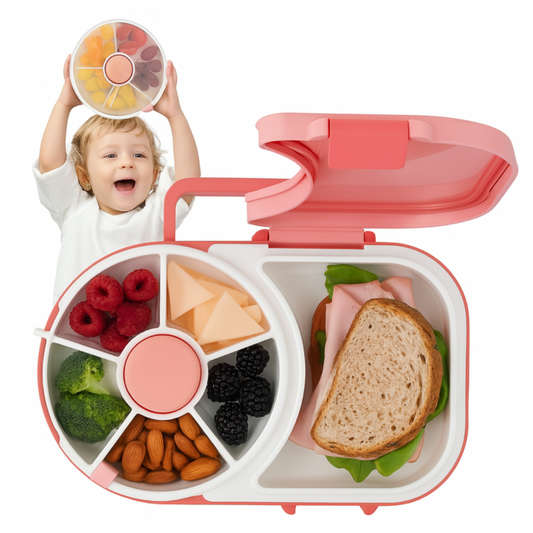 Rotating Kids Lunchbox with 5 Compartments  
